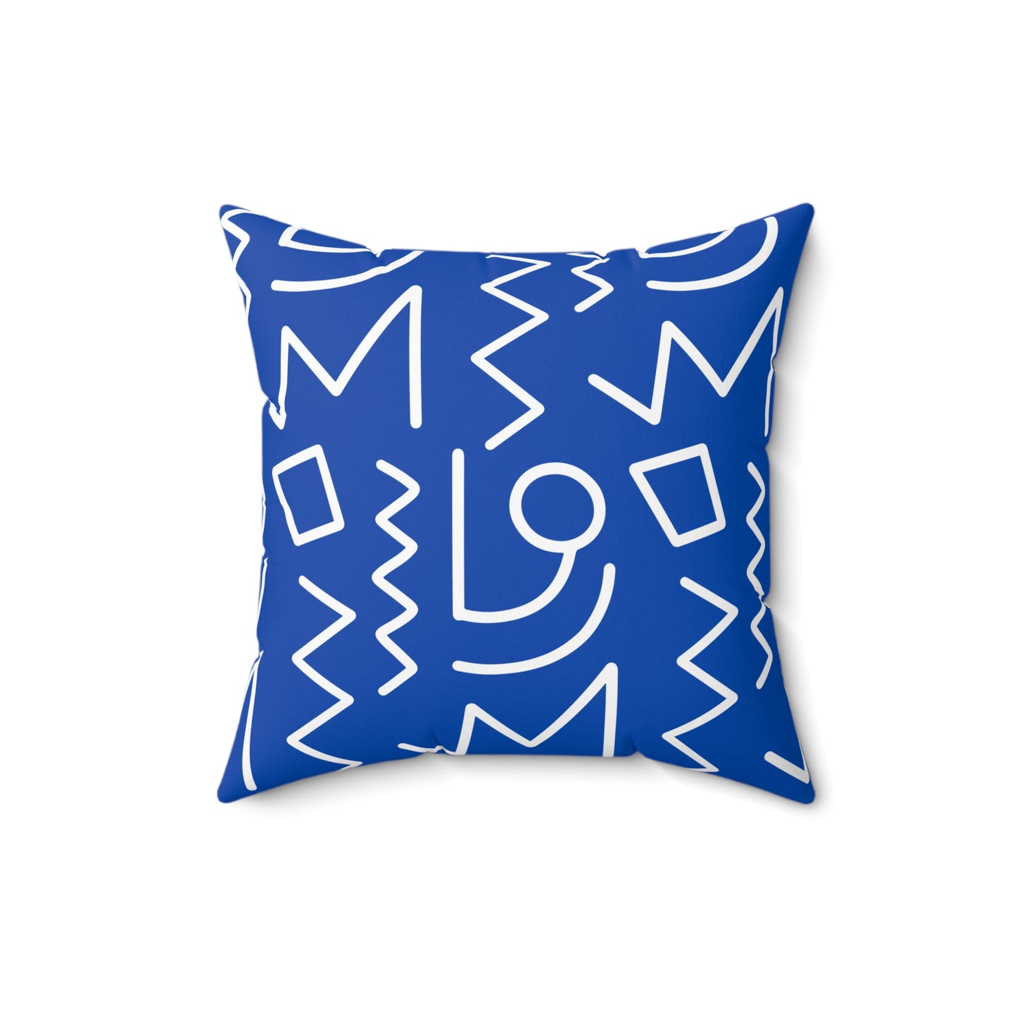 Color Block Tribal Throw Pillow