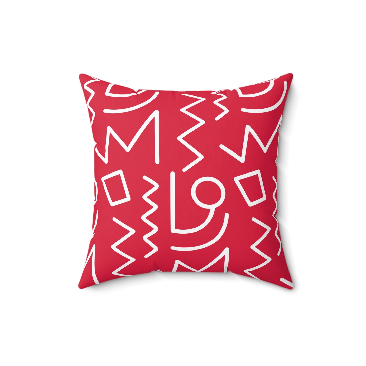 Color Block Tribal Throw Pillow
