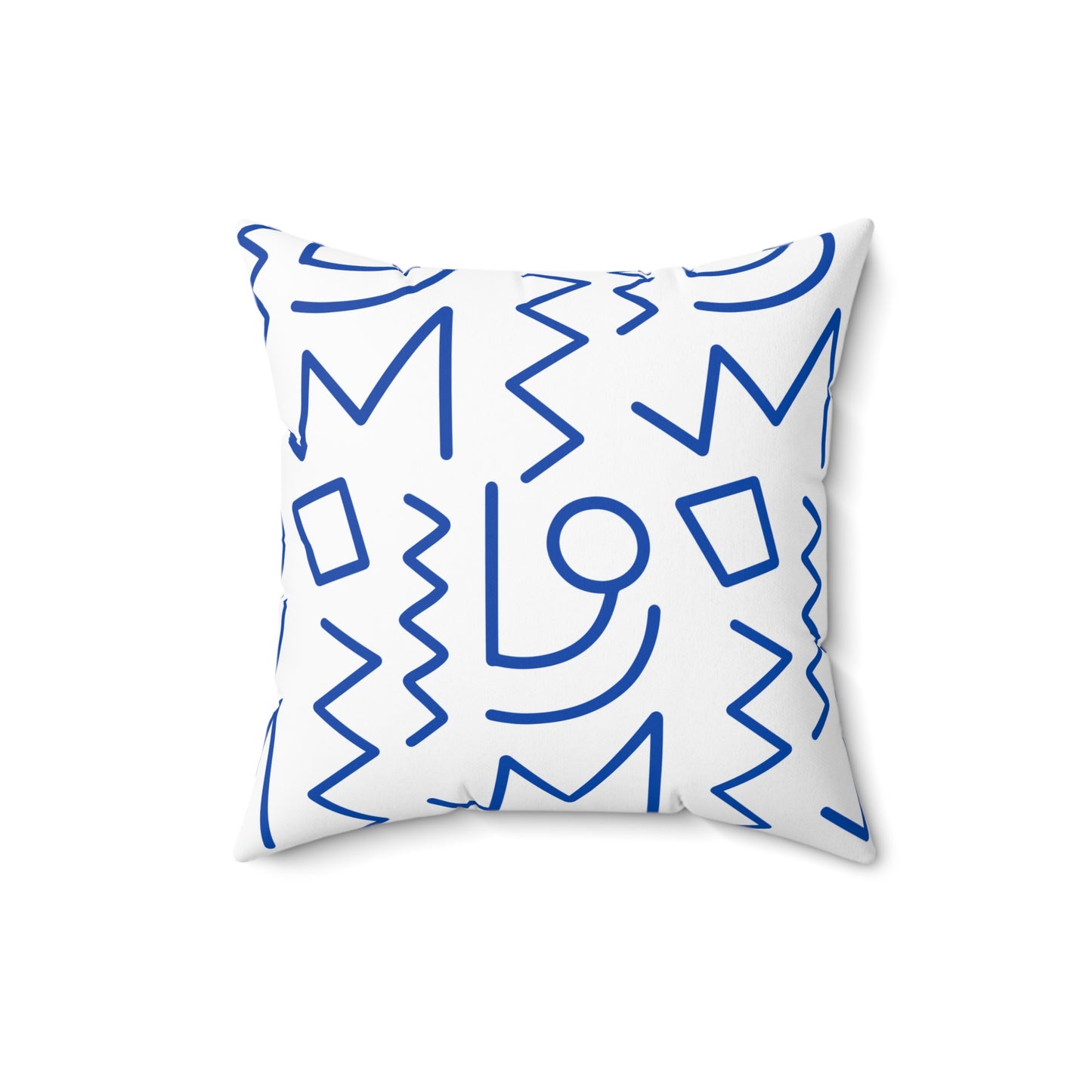Color Block Tribal Throw Pillow