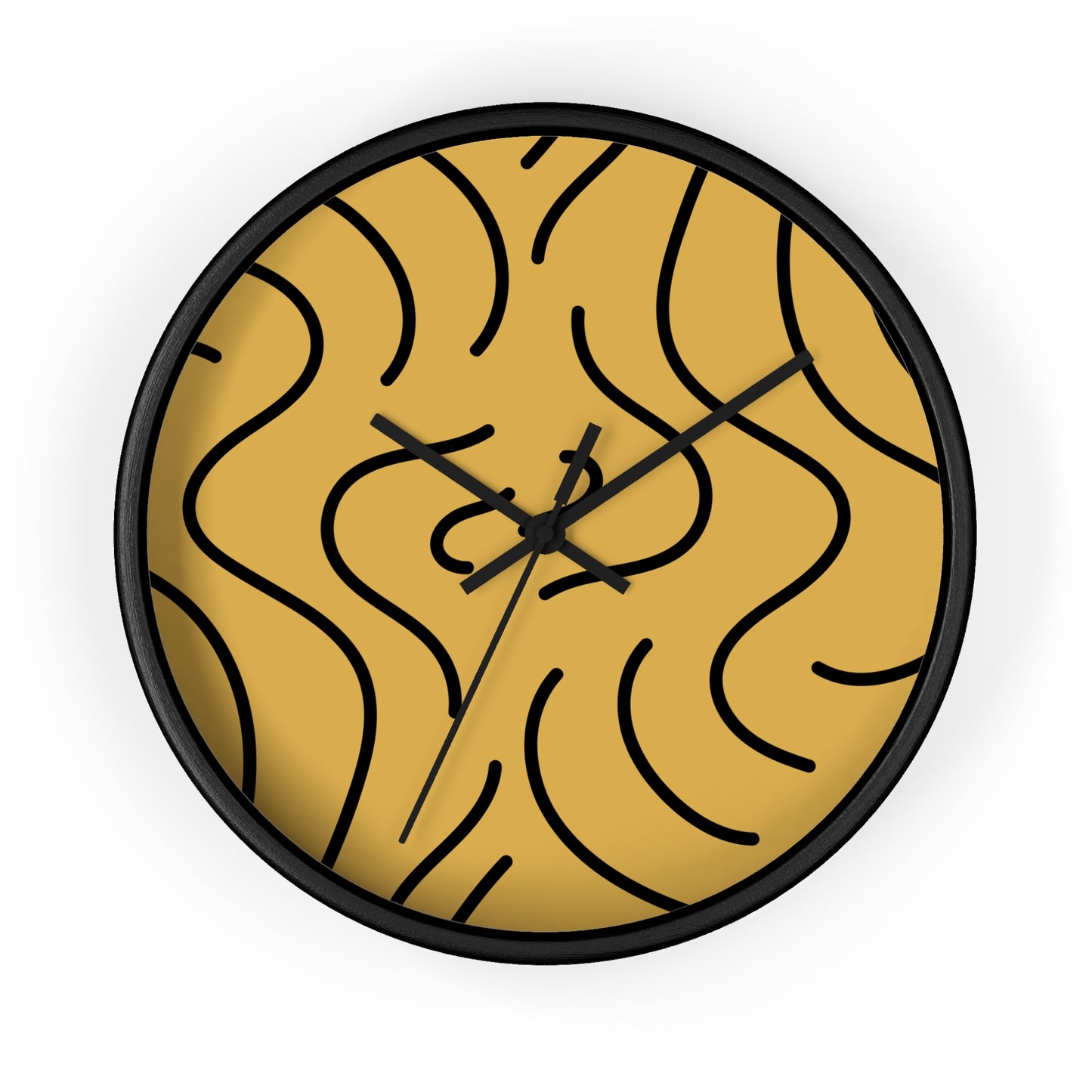 Wavy Lined Wall Clock