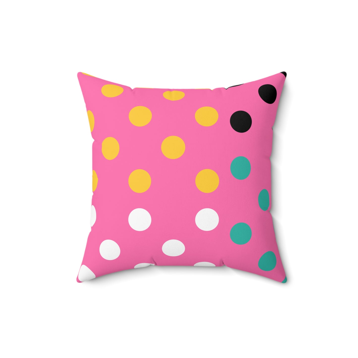Modern Polka Dot Throw Pillow