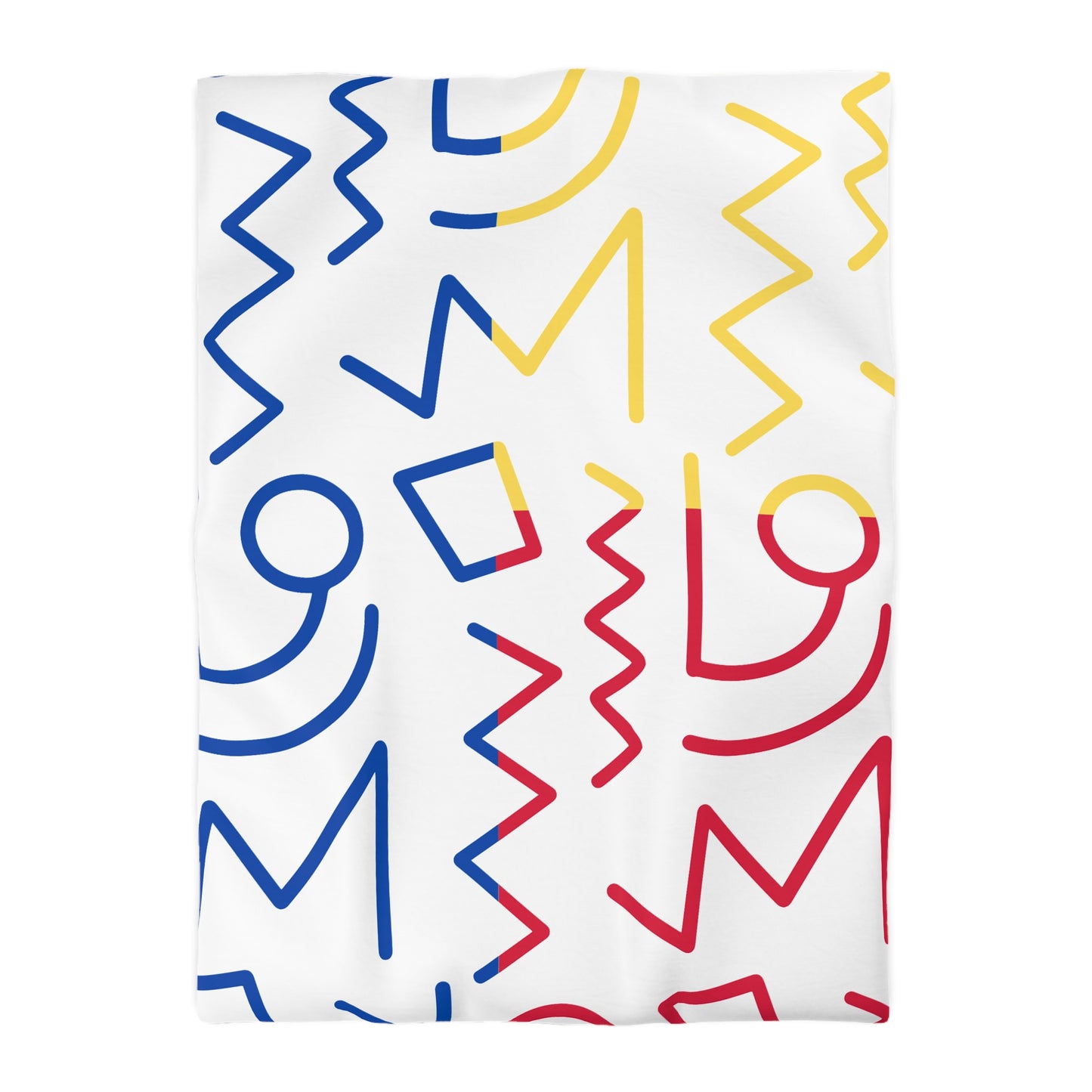 Color Block Tribal Duvet Cover
