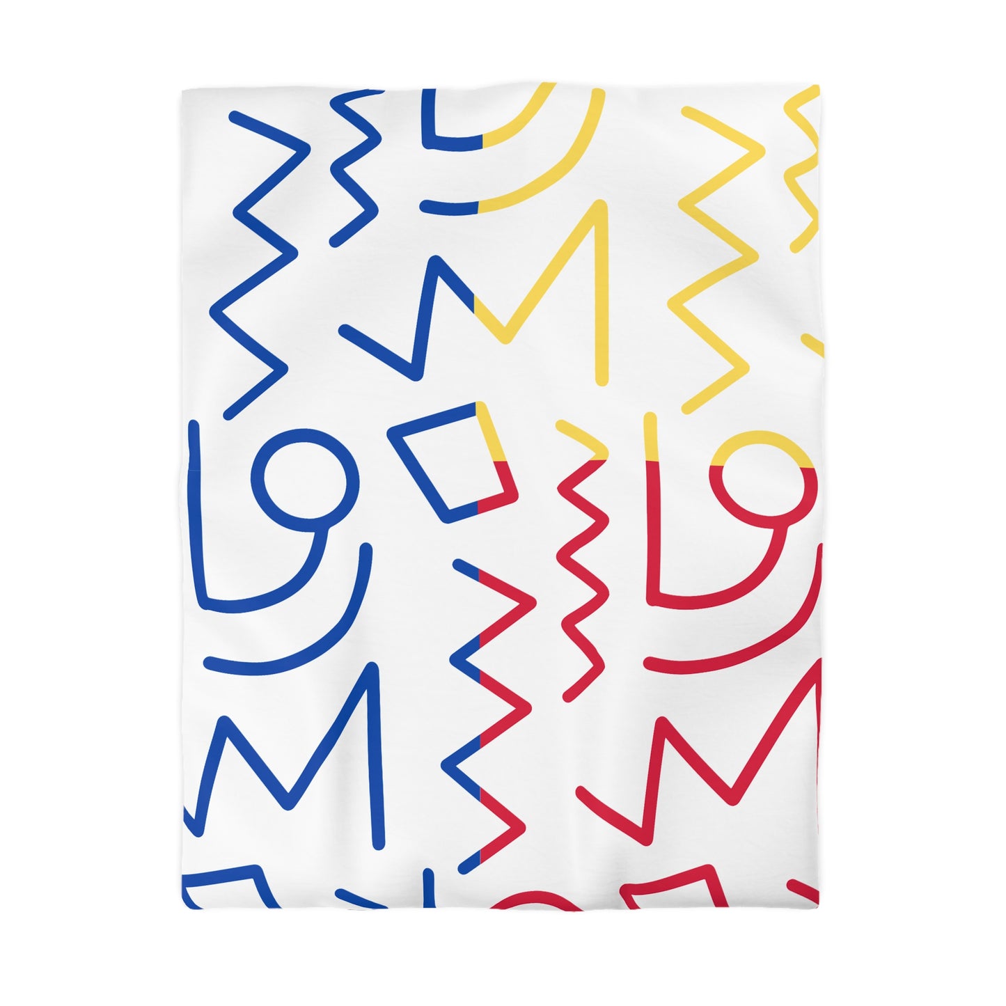 Color Block Tribal Duvet Cover