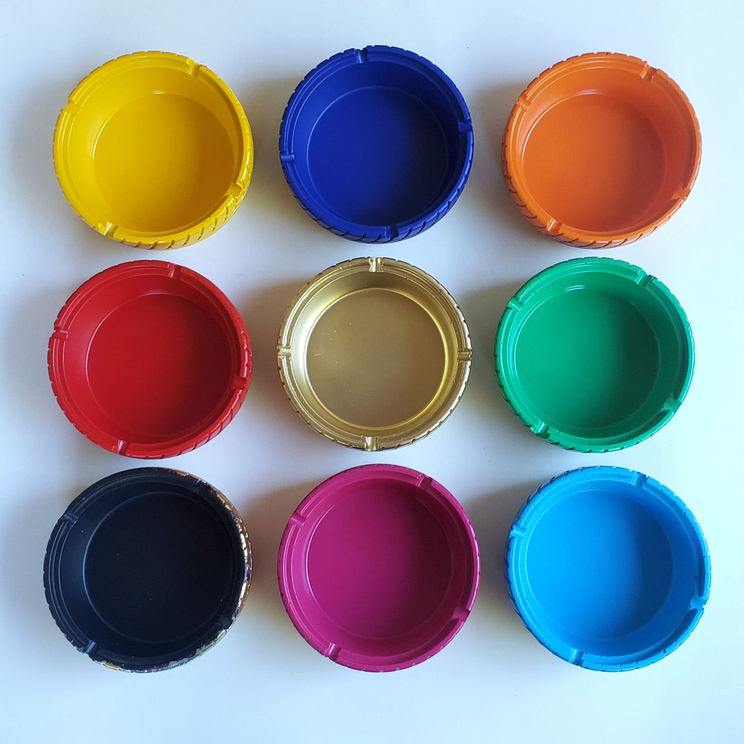 Abstract Ceramic Tire Tread Trinket Bowl
