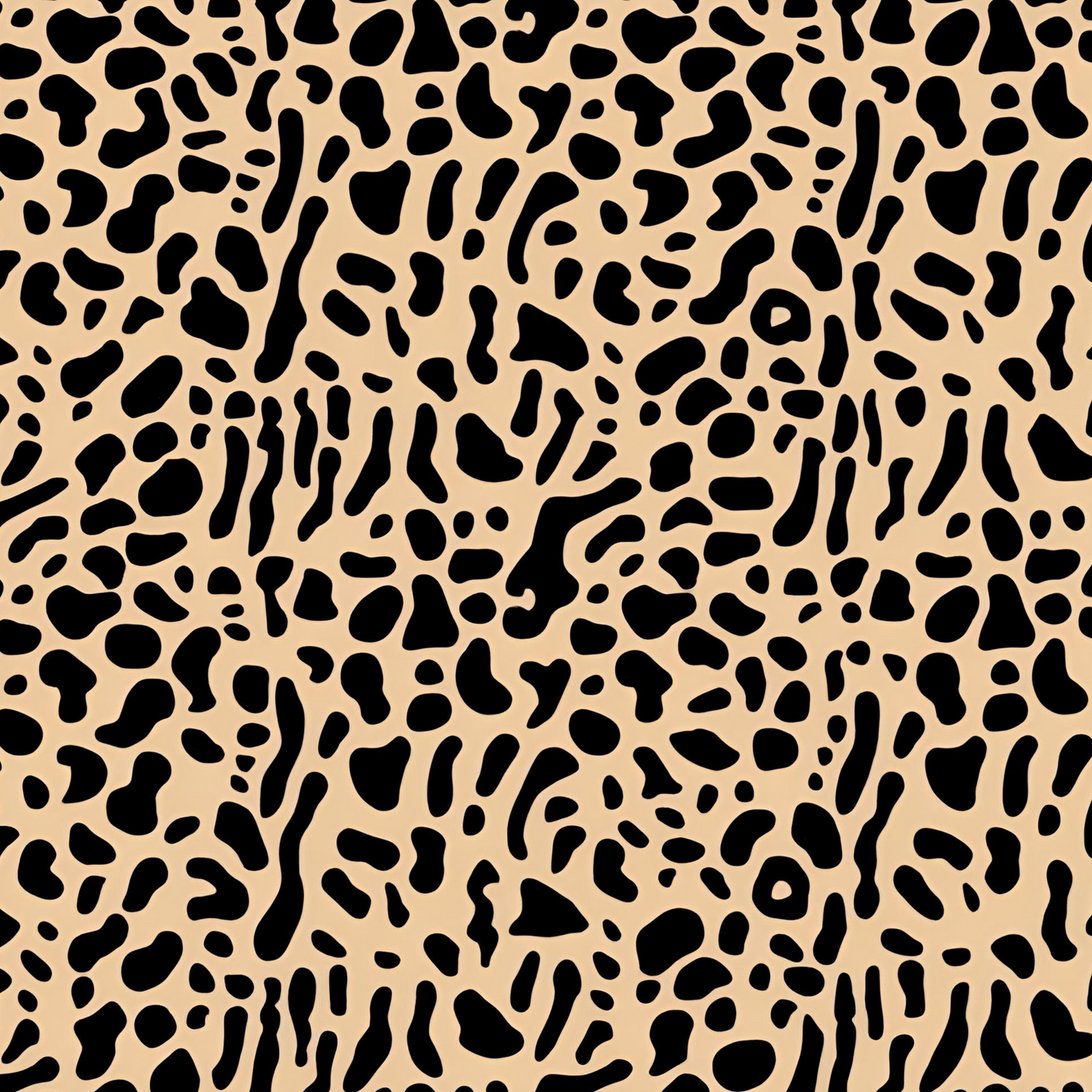 Modern Abstract Leopard Print Peel & Stick Fabric Wallpaper Mural