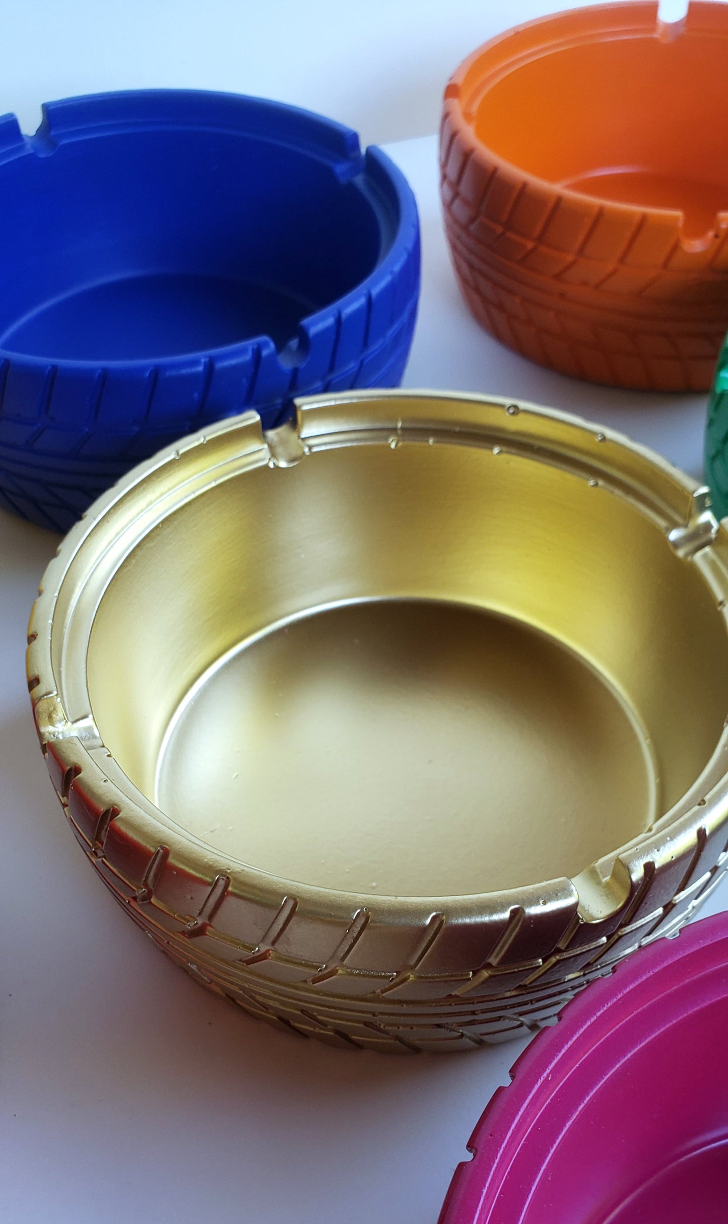 Abstract Ceramic Tire Tread Trinket Bowl