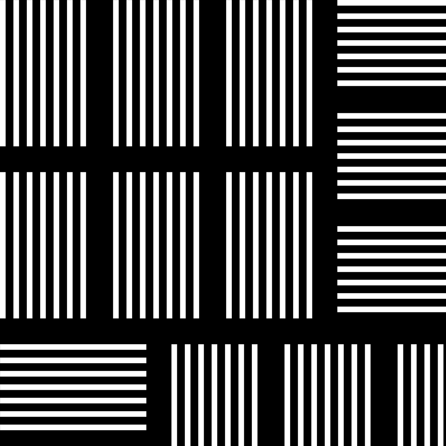 Minimalist Lined Peel & Stick Wallpaper Mural