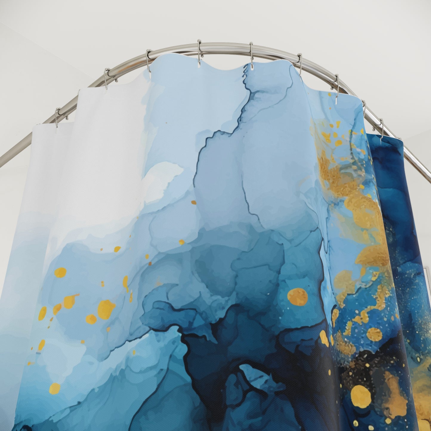 Fluid Ink Shower Curtain