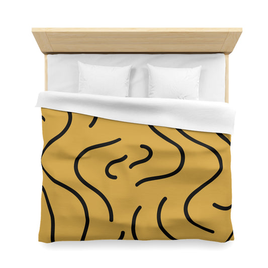 Wavy Lined Duvet Cover