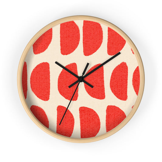 Retro Geometric Wall Clock