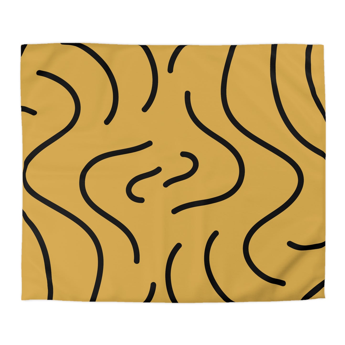 Wavy Lined Duvet Cover