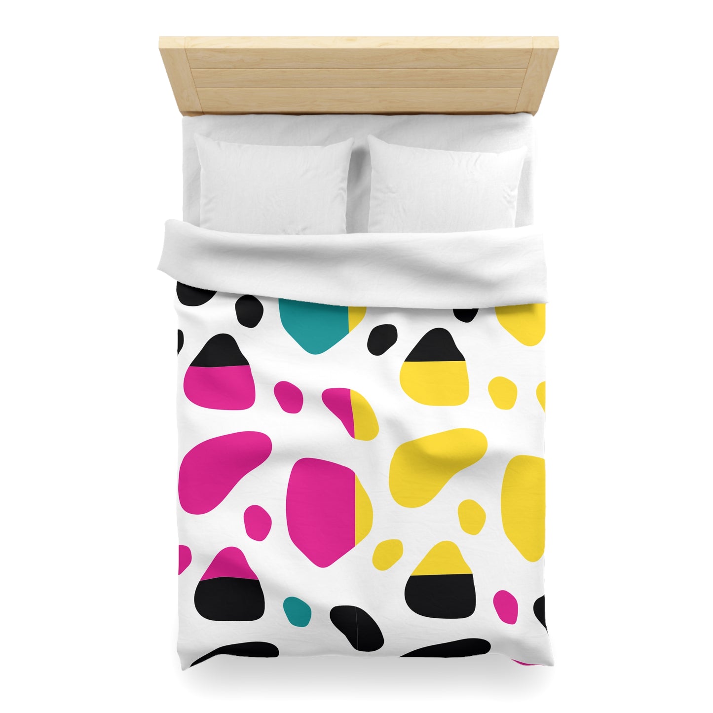 Abstract Color Splash Duvet Cover