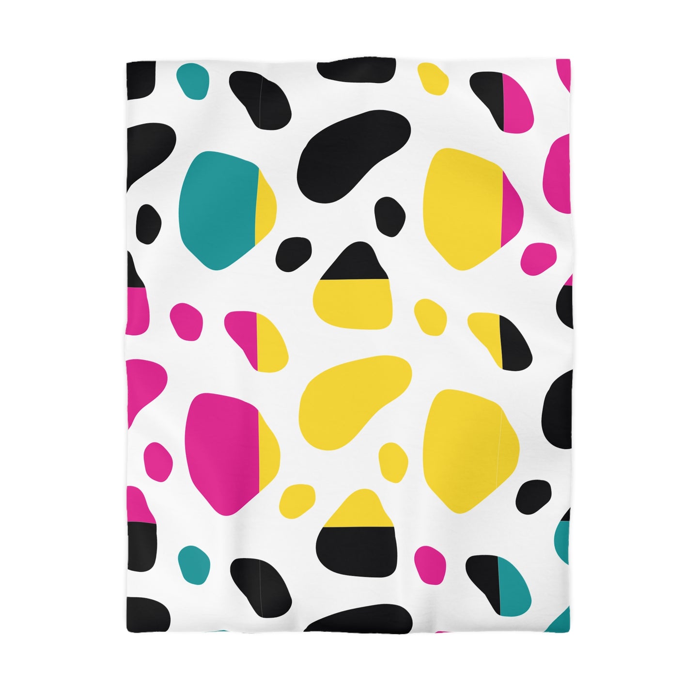 Abstract Color Splash Duvet Cover