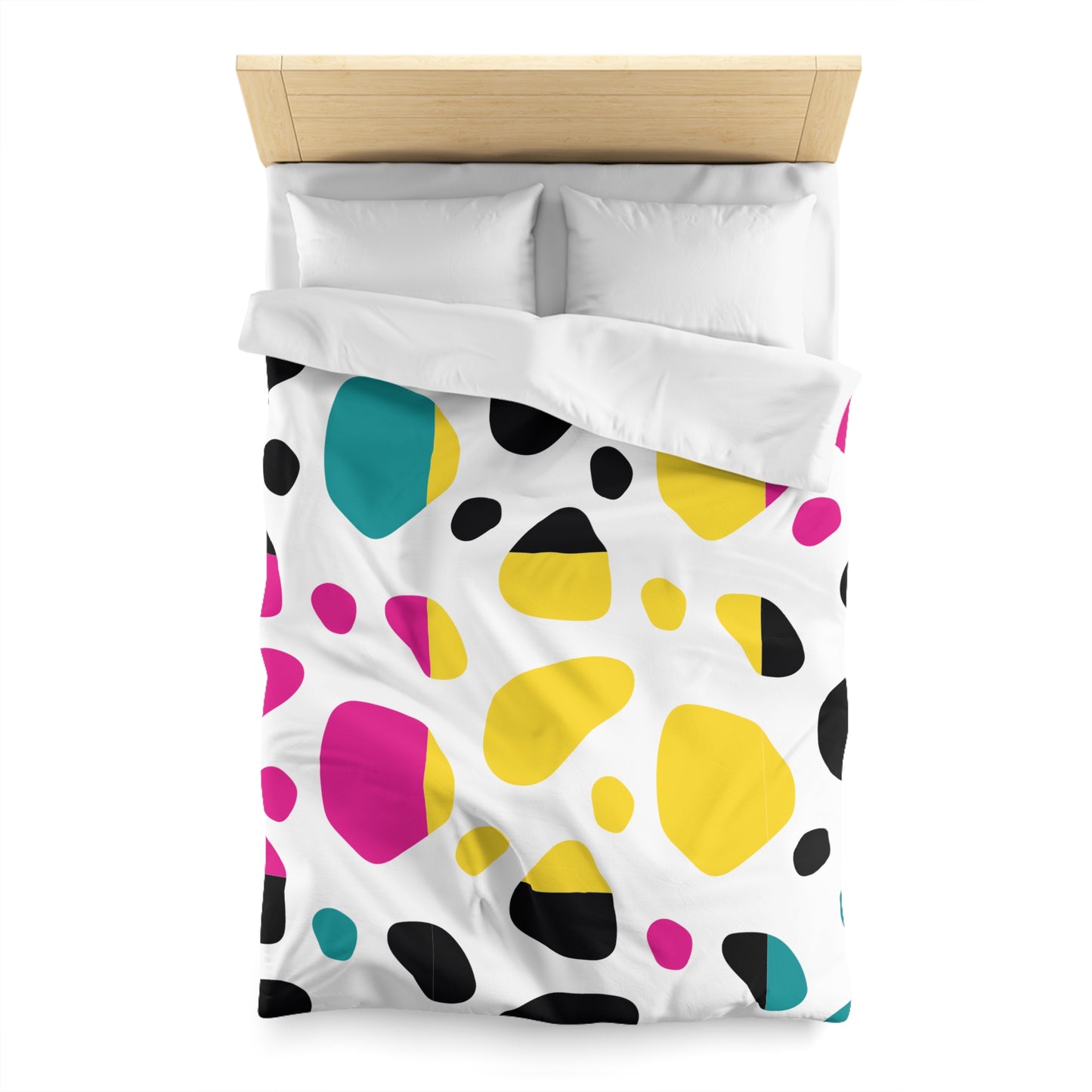 Abstract Color Splash Duvet Cover