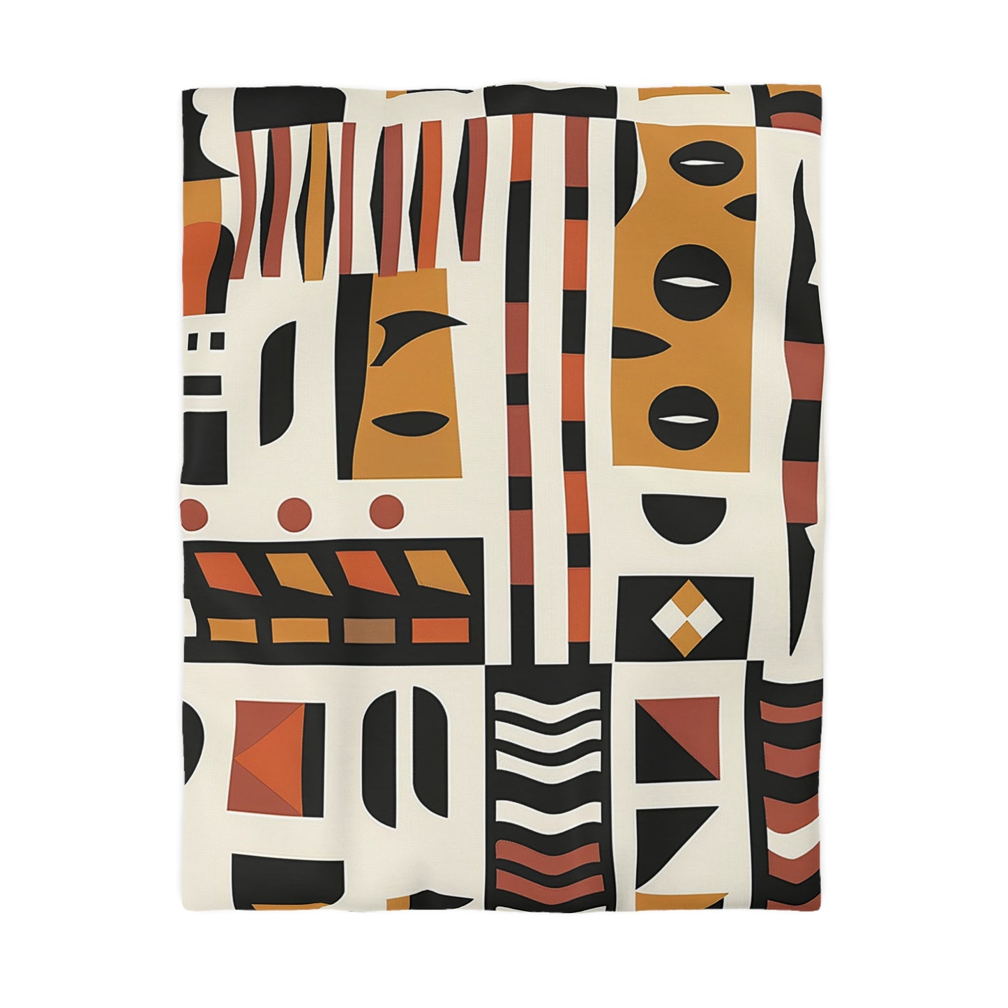 Monotone African Duvet Cover