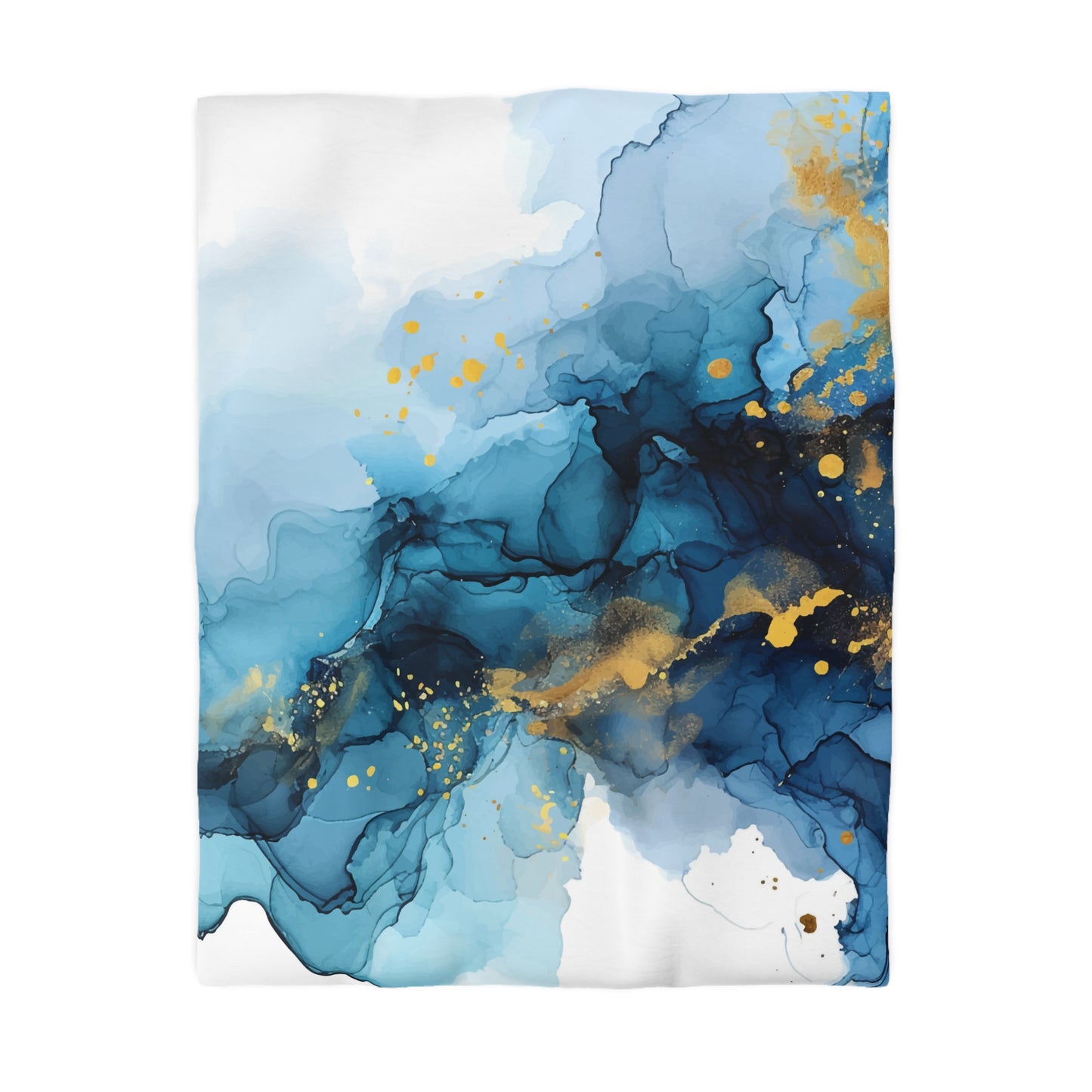 Fluid Ink Duvet Cover