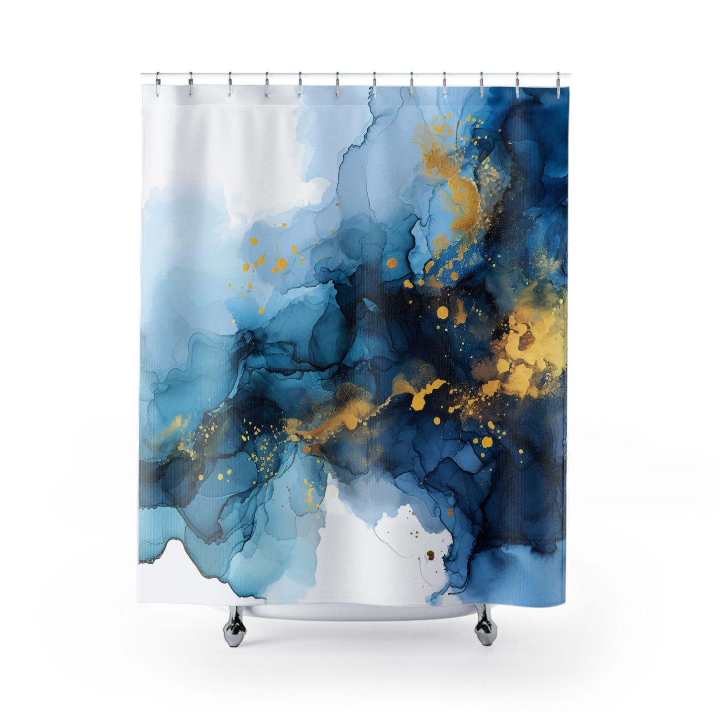 Fluid Ink Shower Curtain