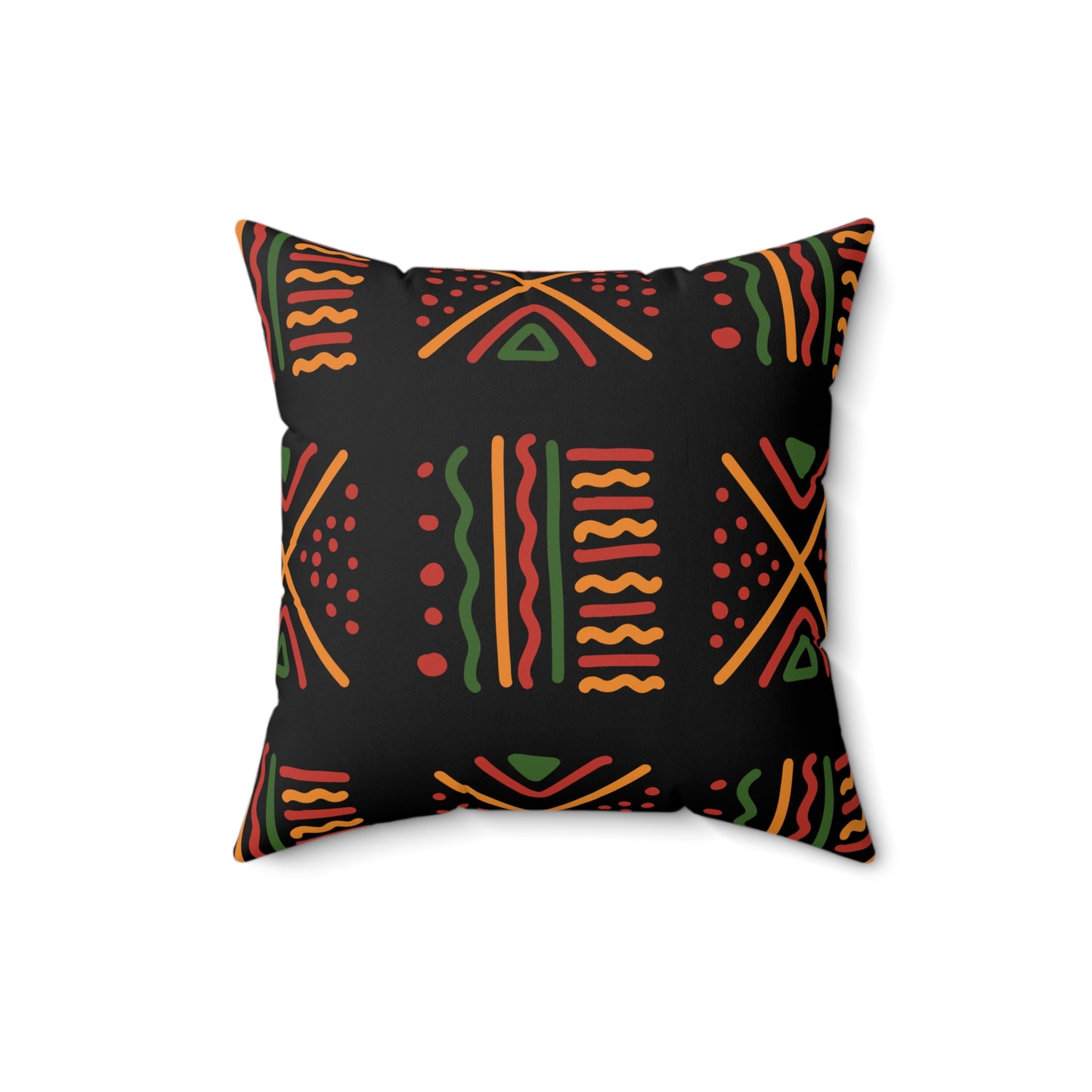 African Mudcloth Throw Pillow