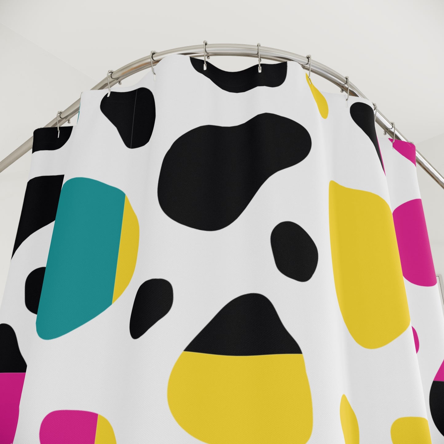 Abstract Color Splash Shower Curtain