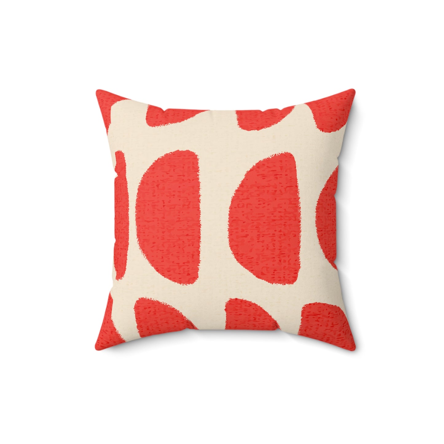 Retro Geometric Throw Pillow