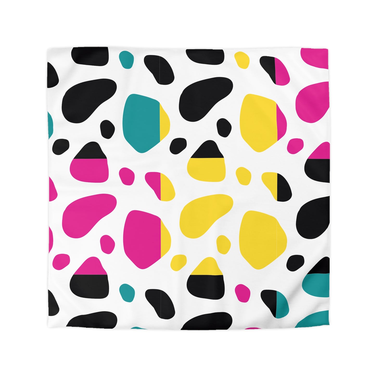 Abstract Color Splash Duvet Cover