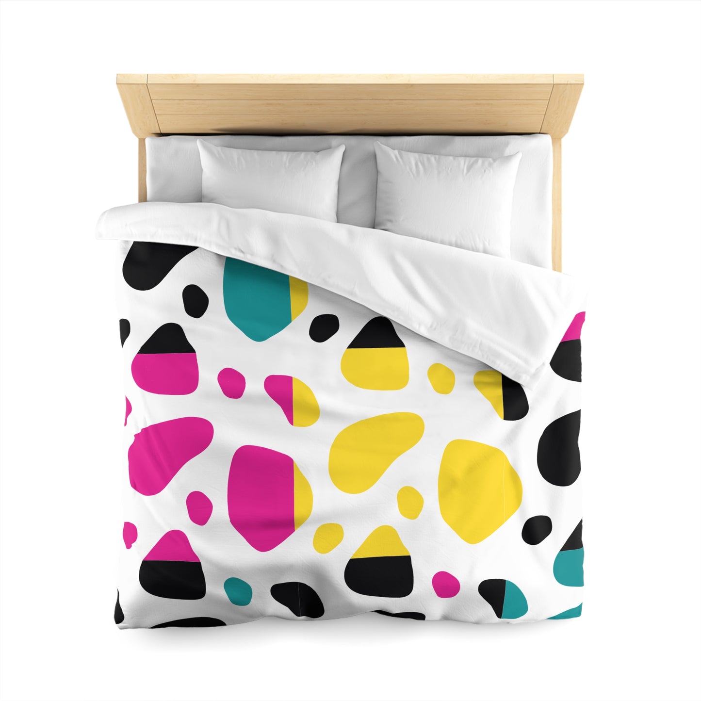 Abstract Color Splash Duvet Cover