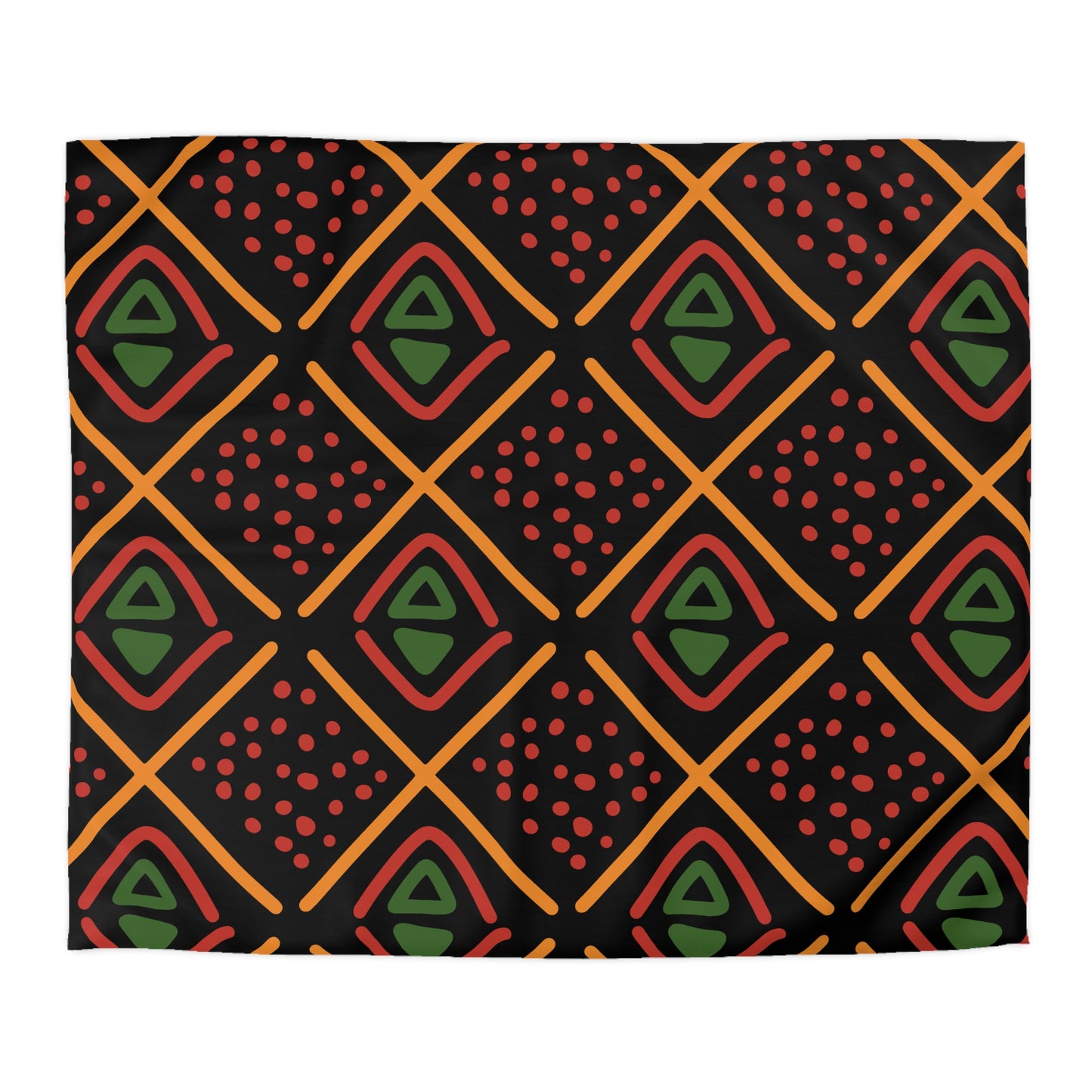 African Mudcloth Duvet Cover