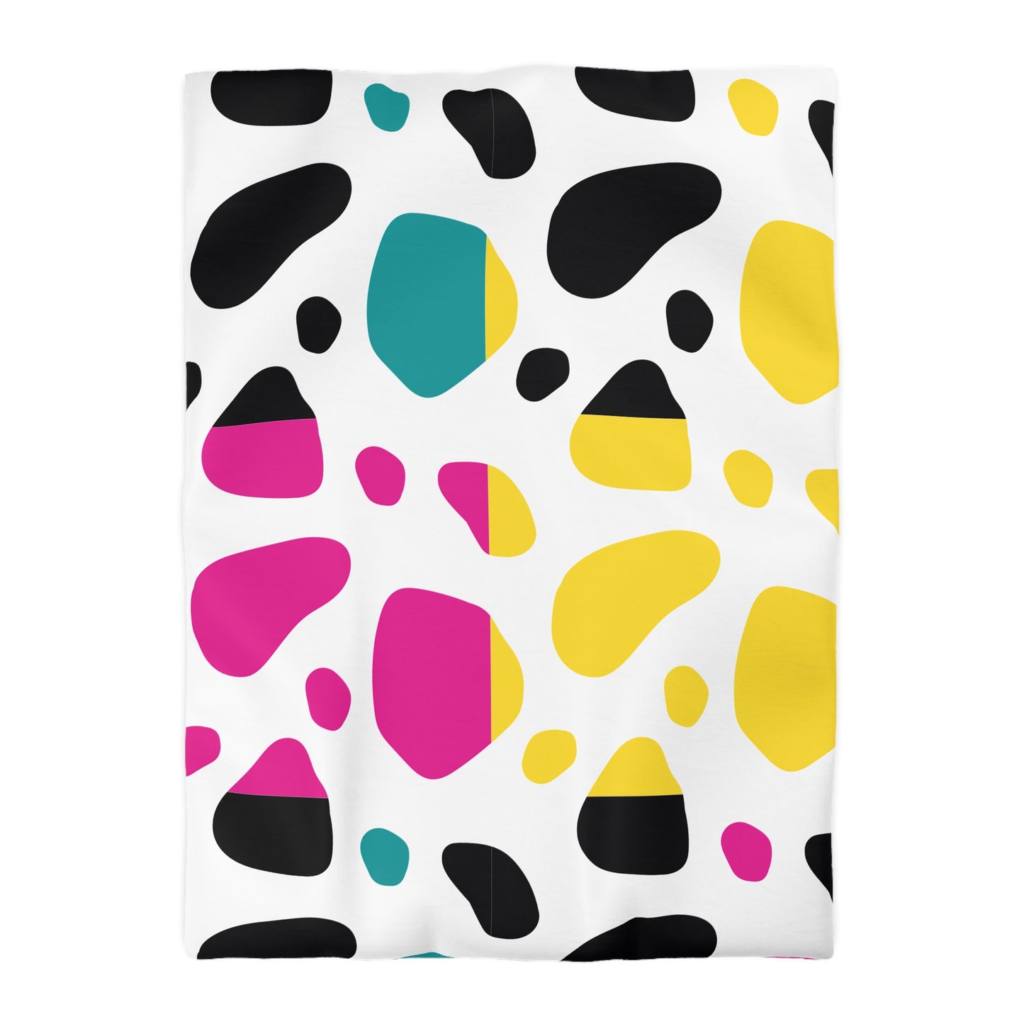 Abstract Color Splash Duvet Cover