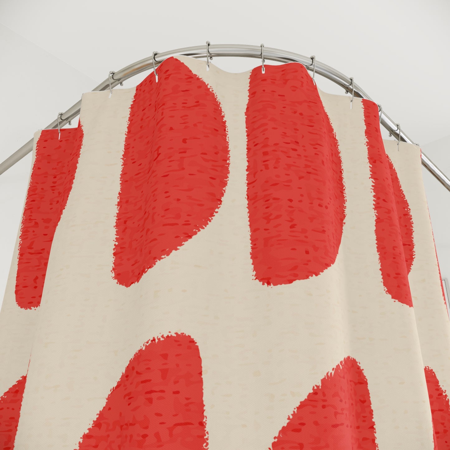 Retro Geometric Shower Curtain