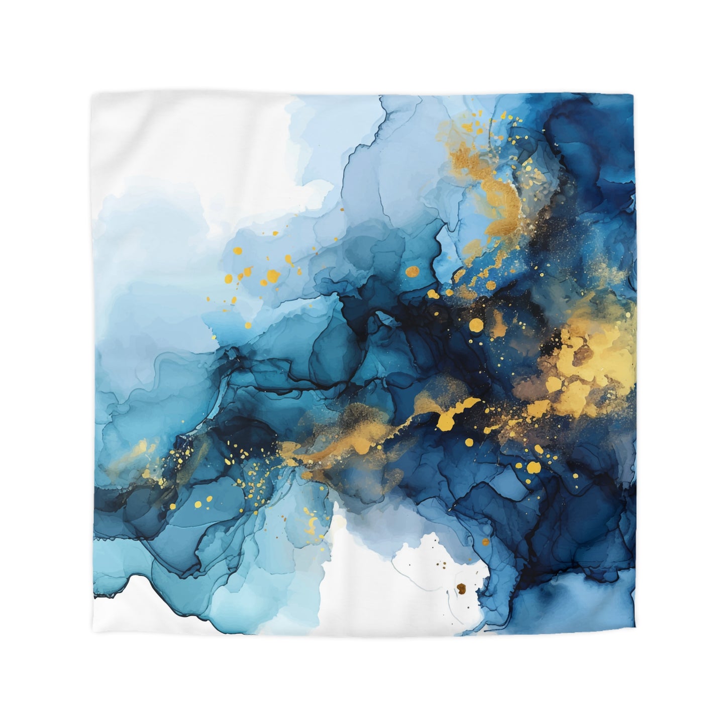 Fluid Ink Duvet Cover