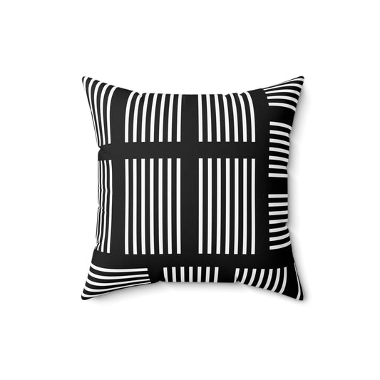 Minimalist Lined Throw Pillow