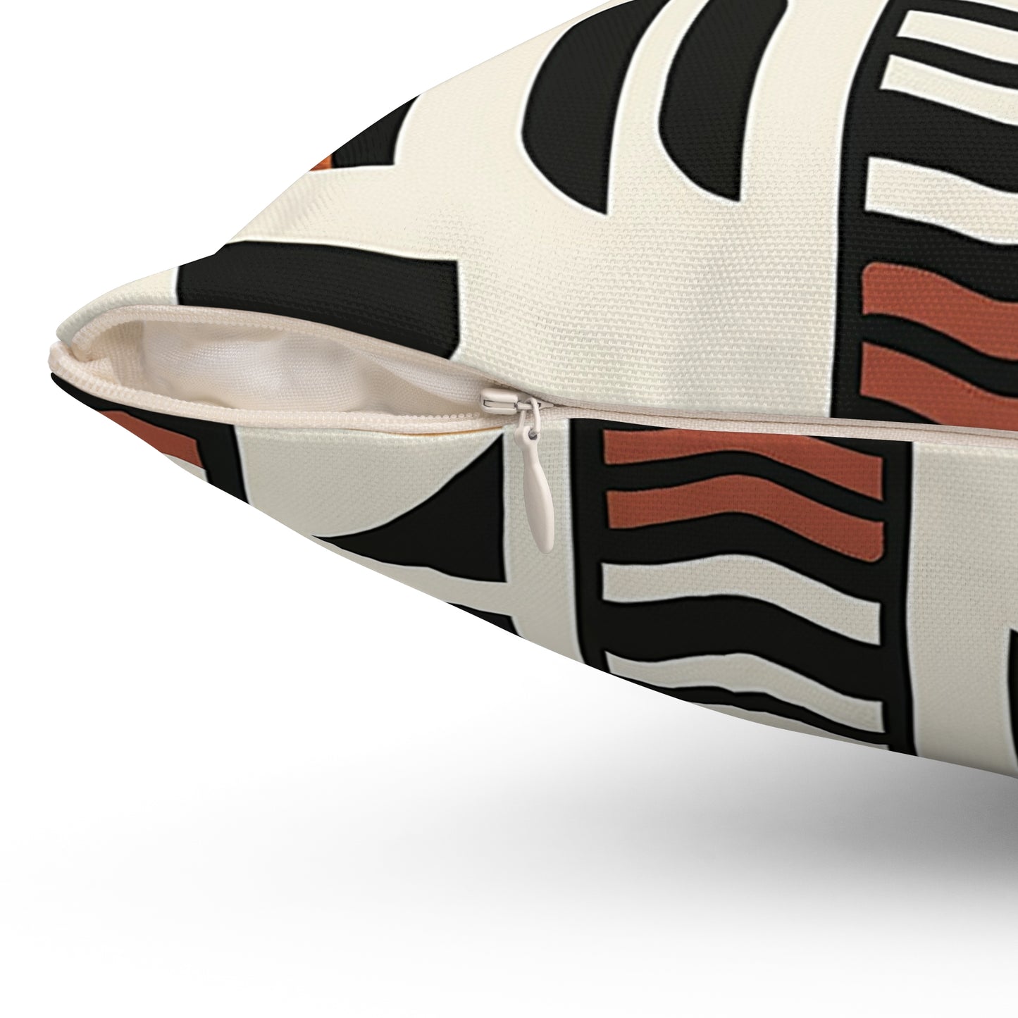 Monotone African Throw Pillow