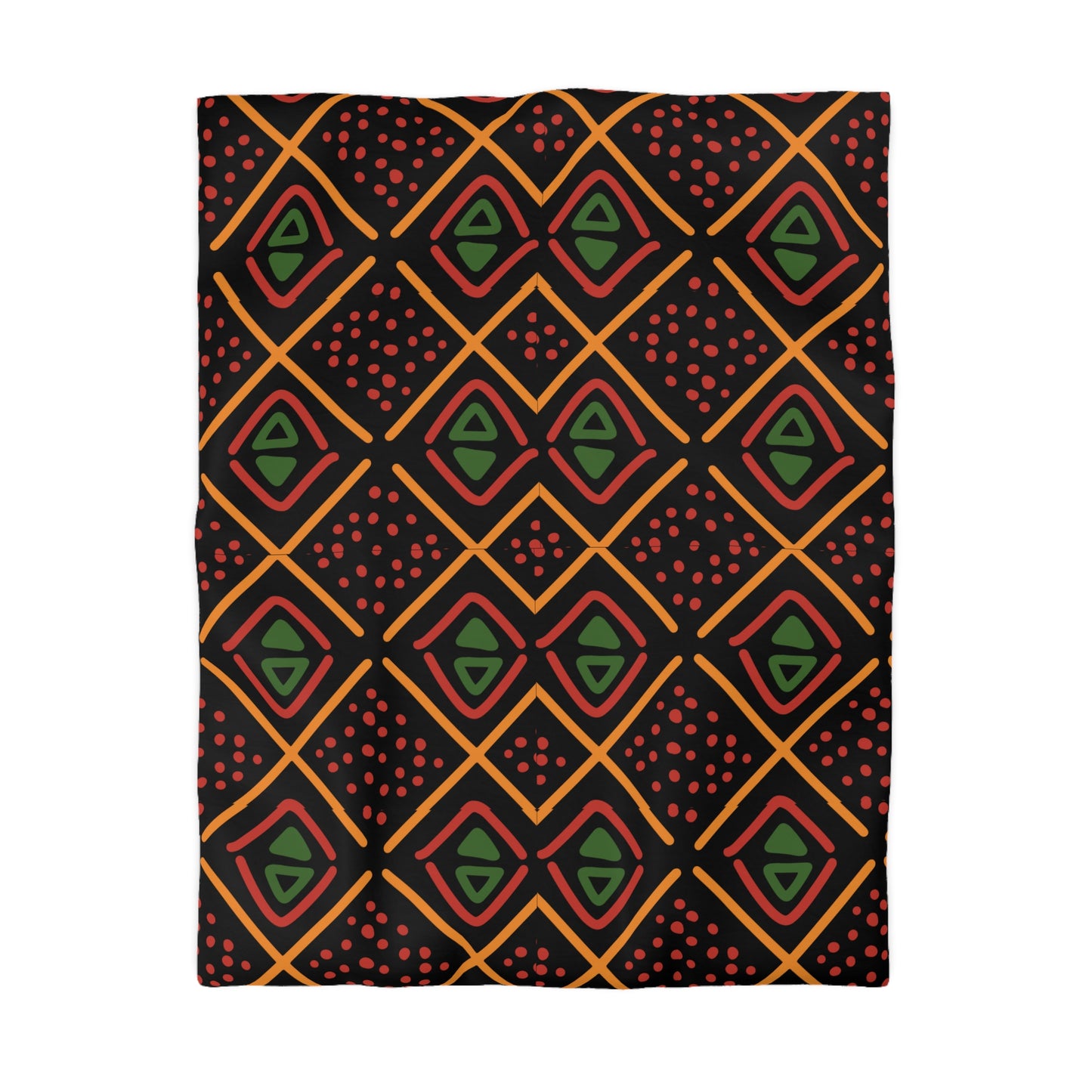 African Mudcloth Duvet Cover