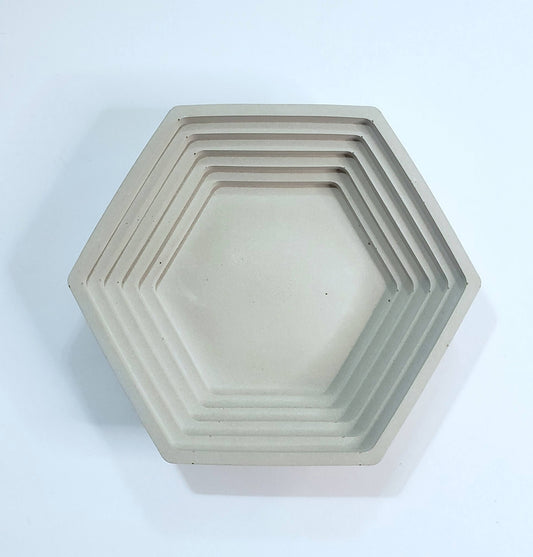 Handmade Ceramic Hexagon Bowl